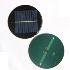 80mm Polycrystalline silicon 6V solar drip panel solar panel round light panel