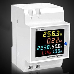 High Precision 100A DIN Rail AC Power Meter With Integrated Current Transformer