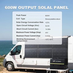 ALLPOWERS 600W Portable Solar Panel Kit Solar Charger Power Station refurbished