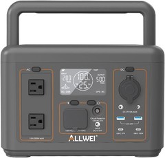500W 512Wh Portable Solar Generator Station LiFePO4 Battery Power Bank