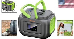 Lightweight 120W Portable Power Station – Solar Battery Backup for Camping