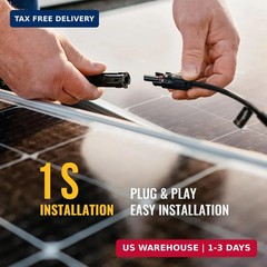 BougeRV Solar Connectors Y Branch Parallel Adapter Cable Wire Plug Tool Kit for