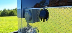 12′ Enclosed SOLAR POWERED Offgrid Self-Sufficient Trailer BASE MODEL
