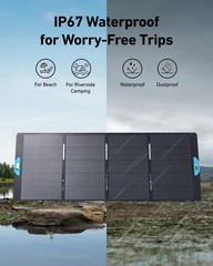 Anker SOLIX PS400 Portable Performance Water Resistance 400W Solar Panel 2-Pack