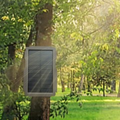 3000mAh 6V-12V Solar Panel Kit Rechargeable For Hunting Camera Trail Camera Y2U4