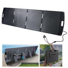 200W ETFE High Efficiency Solar Panel Foldable for Power Station, RV Camping New