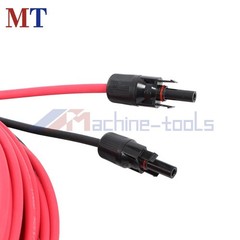 4mm² 20M Solar Extension Wire Red+Black with M4 Plug Kit