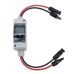 Solar Panel Disconnect Switch 30A DC AC Shut Off 2 Poles Outdoor Home Miniatu…