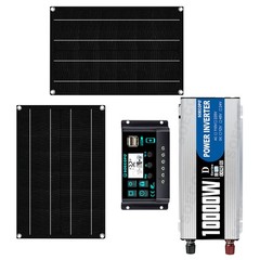 10000W Solar Starter Kit 2x High-Yield Solar Panels + 100A Charge Controllerdv