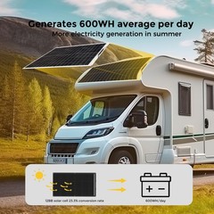 100W Flexible Solar Panel Mono Waterproof Module 12V Charging for RV Boat Camp
