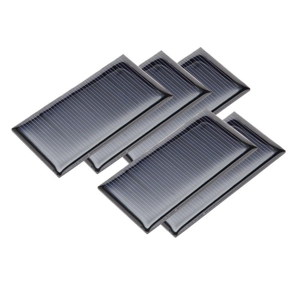 5Pcs 5V 60mA Poly Mini Solar Panel Module DIY for Phone Toys Charger 68mmx37mm