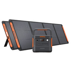 Jackery Explorer 2000 v2 Power Station 2042Wh with 2 SolarSaga 200W Solar Panels