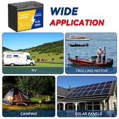NEW 12V 100Ah LiFePO4 Lithium Battery 8000+ Deep Cycle BMS for Solar RV Off-grid