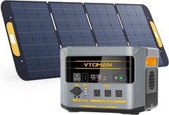 VTOMAN FlashSpeed 2400 Portable Power Station, 1408Wh LiFePO4 Battery 2400W