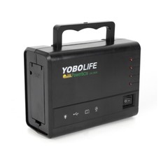 Portable Station Solar Panel Power Inverter Electric Generator Set +4 LED Light