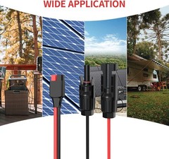 10AWG Solar Panel Cable for Anderson Powerpole, Portable Power Station Solar