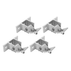 4Sets Solar Panel Mounting Bracket Foot Aluminum Alloy Solar PV Front Supports
