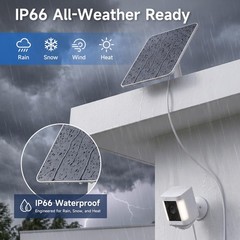 Solar Panel for Ring Camera, Compatible with Spotlight Cam/Pro/Plus Battery,