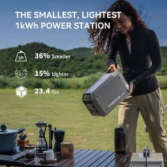 1008Wh 1200W Portable Power Station LFP Solar Generator with Folding Solar Panel