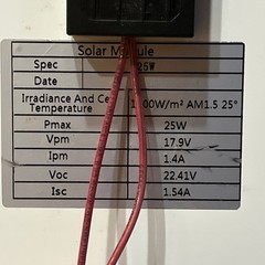 ECO-WORTHY 25W Watt 12V Solar Panel Battery Charging Home RV PlsCDesc X0015HM7RR