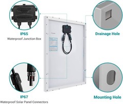 Efficient 50W Solar Panel for Off-Grid Applications – Easy to Install and Use