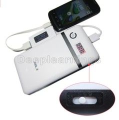 White 3.3A 5V 12V 21V Mobile Power Bank Battery Charger For Laptop Iphone