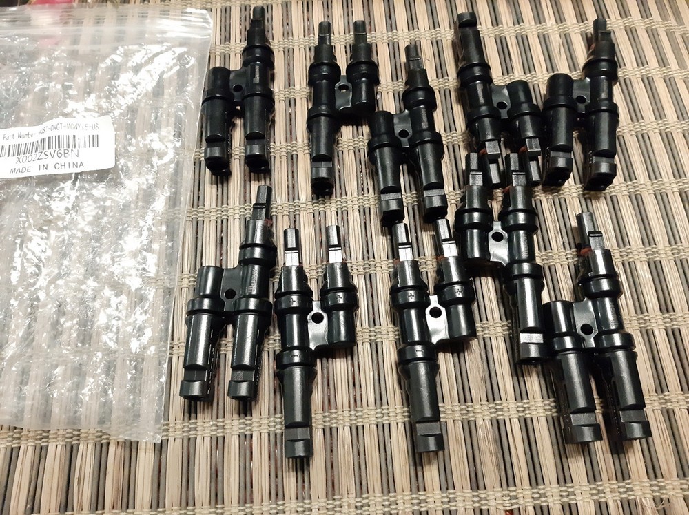 5 PAIR Solar Branch Connectors Y Connector Parallel Connection FMM+MFF