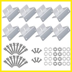 8 Units Solar Panel Mounting z Bracket, Supporting for RV, Roof, Boat, Off Gr…