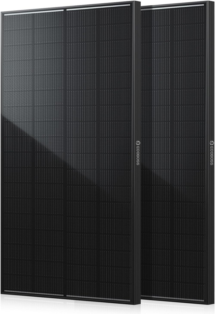 400W Solar Panel, 2 Pack 200 Watt N-Type 12V for Off-Grid Systems | N-Type 16BB