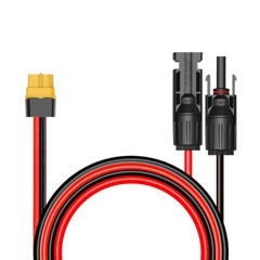 10 AWG Solar Panel Extension Cable Wire (XT60/XT90 FEMALE to Solar Connector)