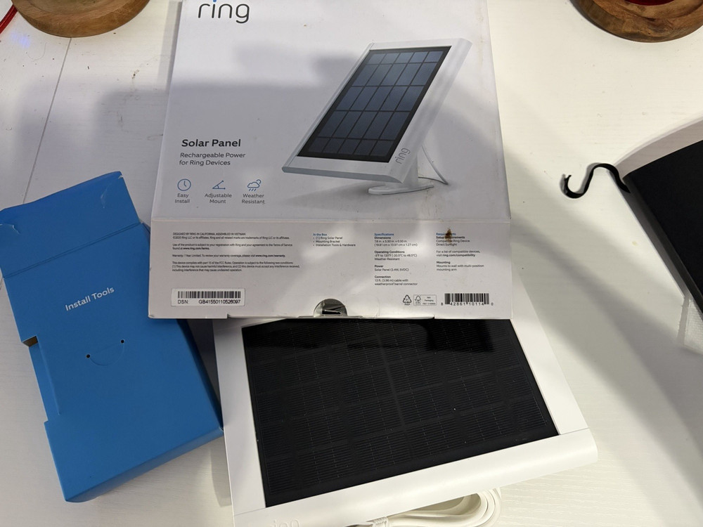 Ring Solar Panel V4, open box, never used