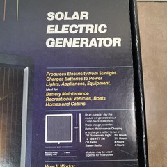 ARCO Solar Genesis G100 5W Thin Film Solar Panel Module USA