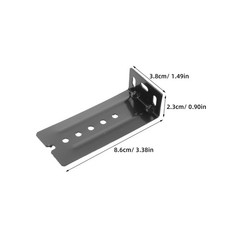 8 Pcs Track Mounting Lifting Lugs Drawer Slide Support Bracket Bottom Brackets