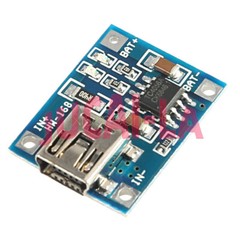 2PCS 5V Mini USB 1A Lithium Battery Charging Board Charger Module IN 4.5V-5.5v
