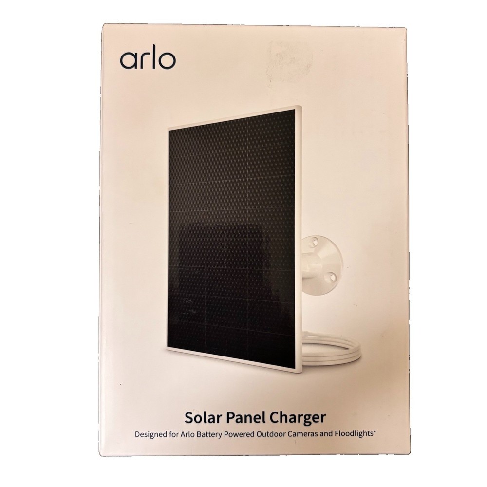 Arlo Solar Panel Charger for Arlo Essential Outdoor Cameras Floodlights VMA7600