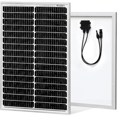 50W 12V Monocrystalline Solar Panel High Efficiency Waterproof Battery Charging