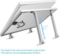 Adjustable Solar Panel Tilt Mount Brackets – Aluminum Alloy Mounting Brackets Su