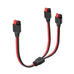 Solar Splitter Cable Anderson 1FT 12AWG Power Station