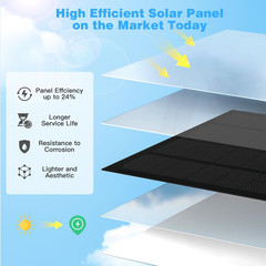 4 Pack 6W Solar Panel Charger for Arlo Pro 5S/Pro 4/Pro 3/Pro 3 Floodlight/Ultra